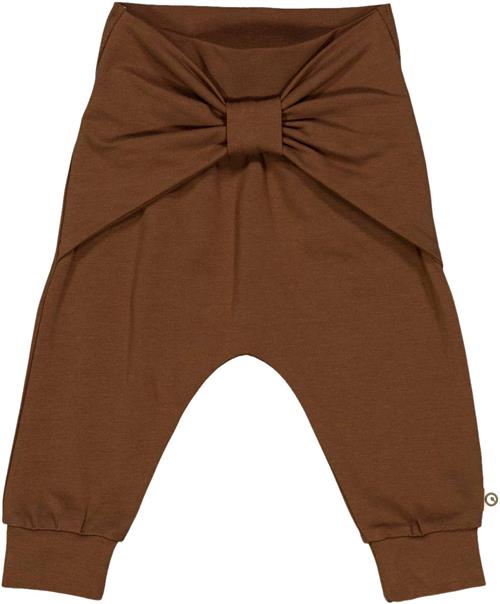 Müsli by Green Cotton Cozy me Pretty Pants Baby Str 80 - Bark Bukser Bomuld hos Magasin