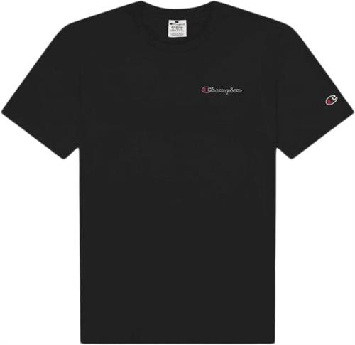 Se Champion Crewneck Tshirt Mand Black Kortærmede T-shirts Str S - Bomuld hos Magasin ved Magasin