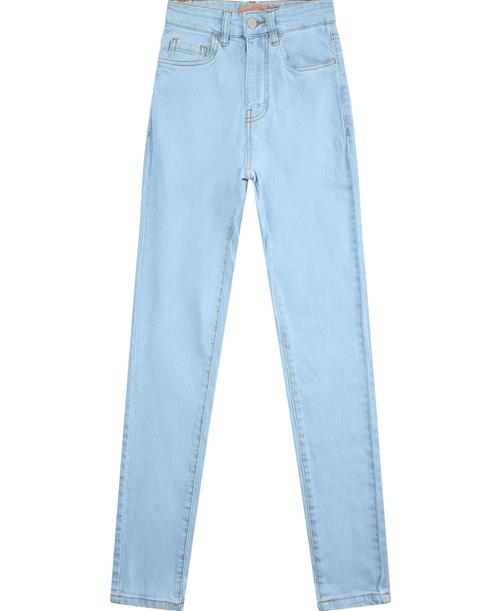 Denim Project Dpwmaja Highwaist Skinny Jeggins Kvinde W003 Light Blue Skinny Jeans Str 29 / 32 - hos Magasin