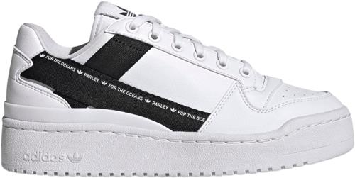 Se adidas Forum Bold Kvinde White Sneakers Str 39 1/3 - Læder hos Magasin ved Magasin