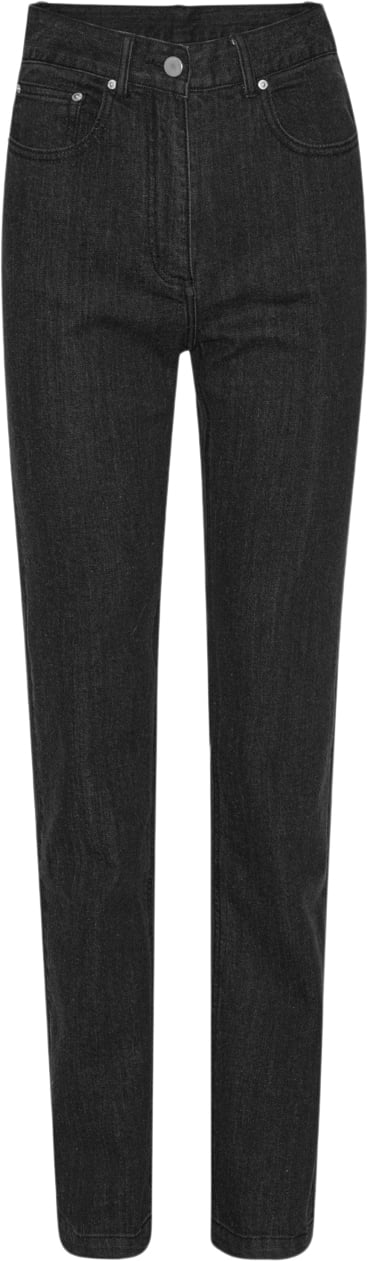 REMAIN 5 Pocket Slim Jeans Kvinde Pirate Black Skinny Jeans Str 27 - hos Magasin