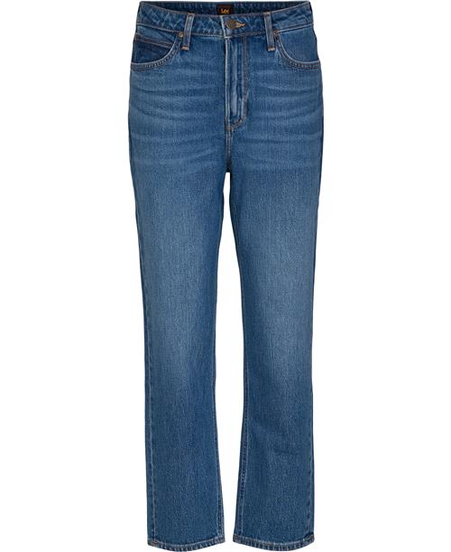 Se Lee Carol Worn Iris Kvinde Qw Straight Jeans Straight Fit Str 25/31 - Denim hos Magasin ved Magasin