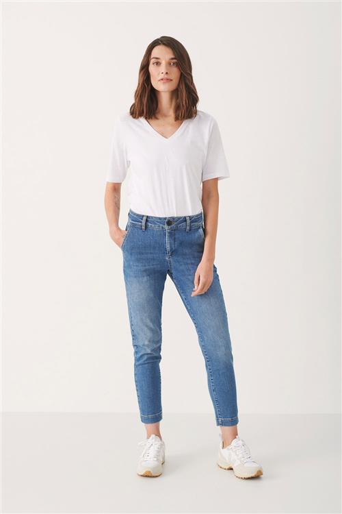 Se Part Two Soffiapw PA Soffiapw Kvinde Light Blue Denim Skinny Jeans Casual Fit Str 29 - hos Magasin ved Magasin