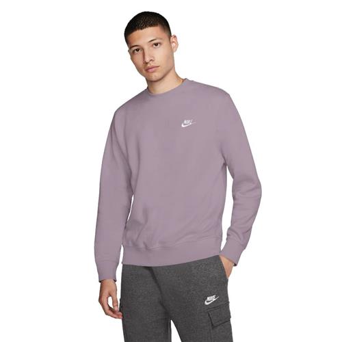 Se Nike Club Crewneck Mand White Sweatshirts Str S - Bomuld hos Magasin ved Magasin