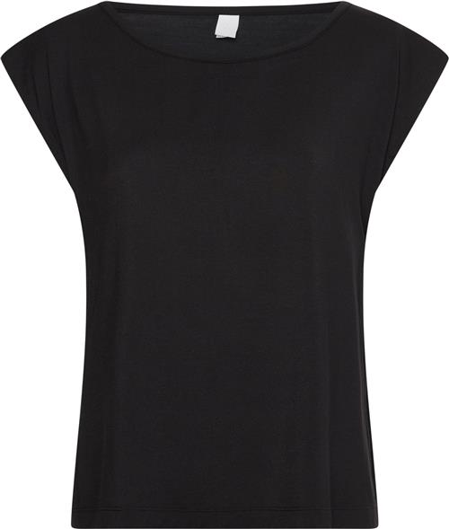 Calvin Klein S/S Wide Neck Kvinde Ub1 Toppe Str XS - hos Magasin