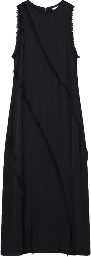 DAY Birger et Mikkelsen Rose Matte Crepe Kvinde Black Midi Kjoler Str 40 - hos Magasin