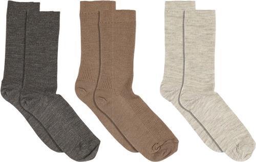 Se mp Denmark Fine Wool rib Socks 3-packs Ankelstrømper Str 40/42 - hos Magasin ved Magasin