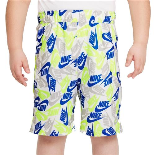 Se Nike Sportswear Woven Printed Shorts Str 137-147 / M - White Shorts & Bloomers Polyester hos Magasin ved Magasin