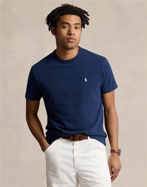 Se Polo Ralph Lauren 16/1 Jerseyssl-tsh Mand Blå Kortærmede T-shirts Classic Fit Str S - Bomuld hos Magasin ved Magasin