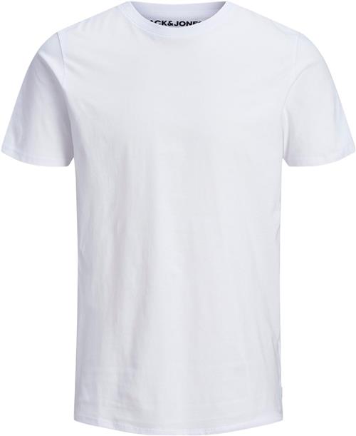 Jack & Jones Jjeorganic Basic TEE SS Oneck Noos Str 140 - White Kortærmede T-shirts hos Magasin