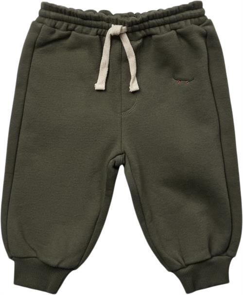 Sofie Schnoor Sweatpants Str 6-9 mdr / 74 cm - Forest Green Bukser hos Magasin