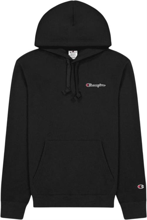 Champion Hooded Sweatshirt Mand Black Hoodies Str S - Bomuld hos Magasin