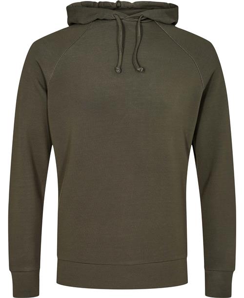 Mos Mosh Gallery Abel Hood Sweat Mand Dk Army Green Hoodies Str XL - Viskose hos Magasin