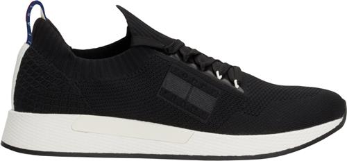 Tommy Hilfiger TJM Elevated Runner Knitted Mand Black Sneakers Str 41 - hos Magasin