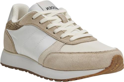 Woden Ronja Kvinde Blanc De Blanc Sneakers Str 40 - Læder hos Magasin