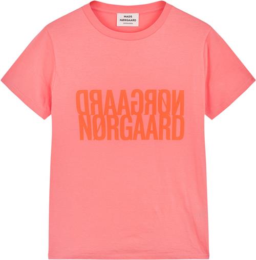 Mads Nørgaard - Copenhagen Single Organic Trenda P Tee Kvinde Lyserød Kortærmede T-shirts Str S - hos Magasin