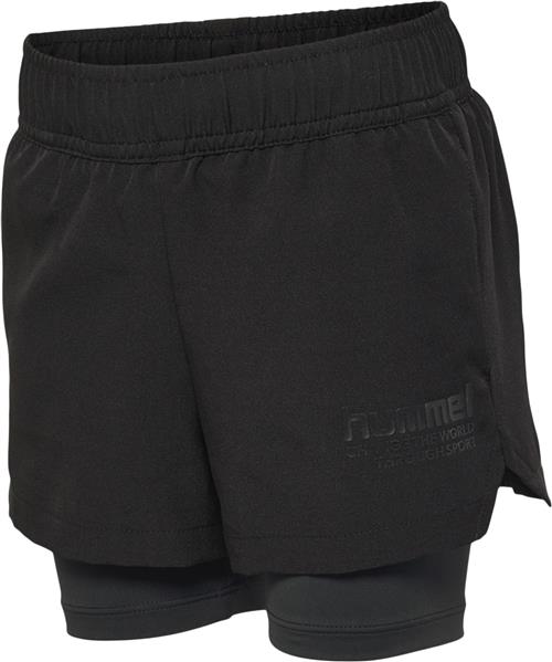 Hummel Hmlpure 2in-1 Shorts Str 12 år / 152 cm - Sort Shorts & Bloomers hos Magasin