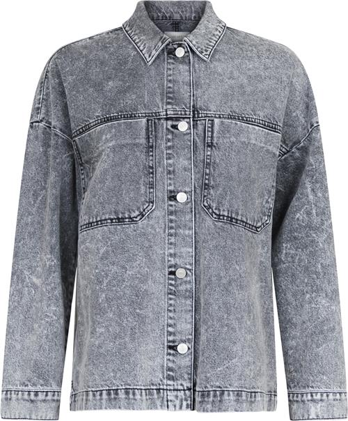 Neo Noir Kim D Jacket Kvinde Grey Overgangsjakker Str 40 - Denim hos Magasin