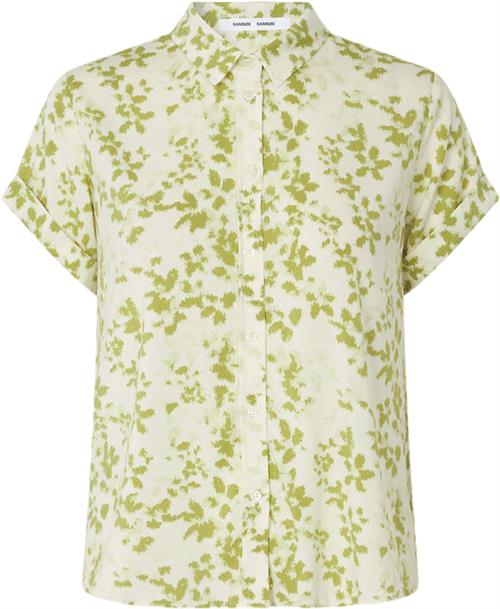 Samsøe Samsøe Majan ss Shirt 9942 Kvinde Meadow Sweet Pea Kortærmede Skjorter Str S - Viskose hos Magasin