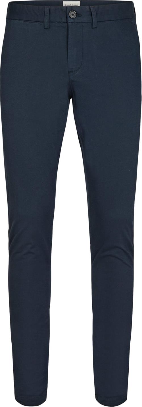 Se Bruun & Stengade BS Anton Slim fit Chinos Mand 630 Casual Bukser Str W30 / L34 - Bomuld hos Magasin ved Magasin