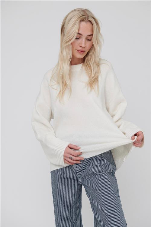 Magasin du Nord Collection Magasin Cindi 1 RWS Wool Kvinde Cream Sweaters Str L Uld