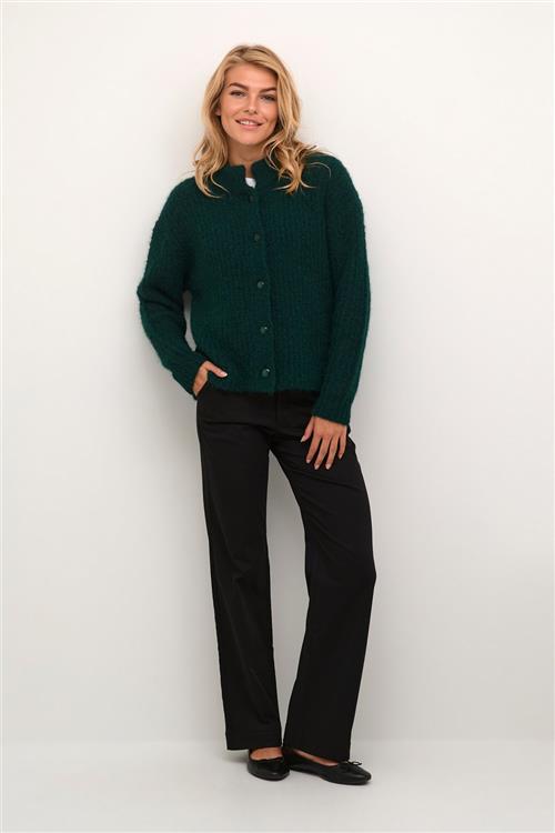 Se Kaffe Kaane Knit Cardigan Kvinde Aventurine Melange Cardigans Str XL - hos Magasin ved Magasin