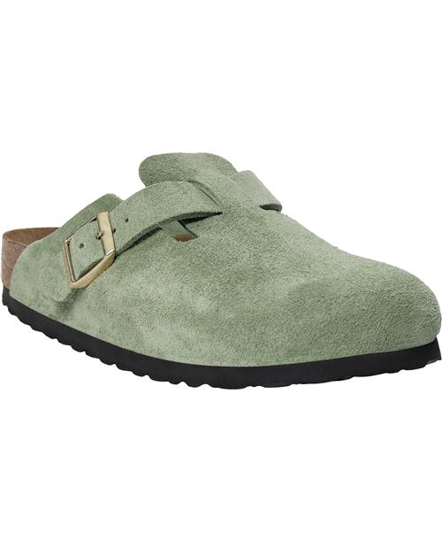 Birkenstock Boston SFB Leve Green Tea Kvinde Green Tea Slip-ins Str 41 - hos Magasin