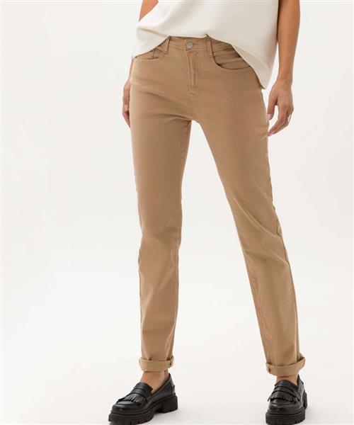 BRAX Style.Carola Kvinde Sand Skinny Jeans Str 44 - Denim hos Magasin