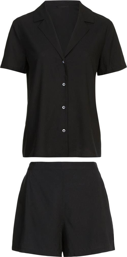 Calvin Klein Short Sleeve Pyjama set Pyjamassæt Str XS - Viskose hos Magasin