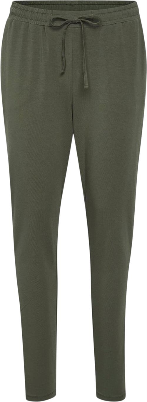 Kaffe Linda Pant Kvinde Grape Leaf Bukser Med Smalle Ben Regular Fit Str XS - hos Magasin