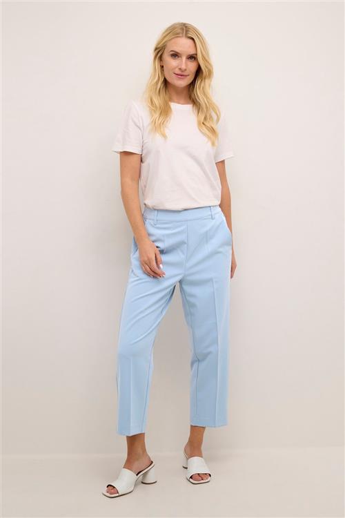 Se Kaffe Kasakura HW Cropped Pants Kvinde Faded Denim Bukser Casual Fit Str 34 - hos Magasin ved Magasin