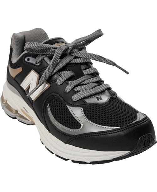 New Balance New Balance 2002 Kids Lace Black Sneakers Str 20 - hos Magasin