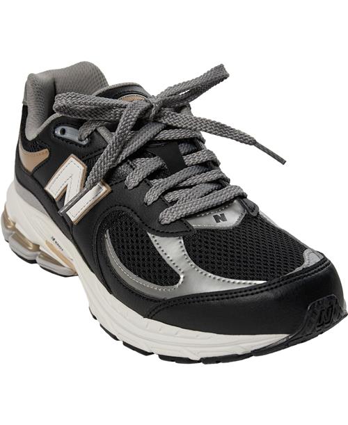 New Balance New Balance 2002 Kids Lace Black Sneakers Str 38 - hos Magasin