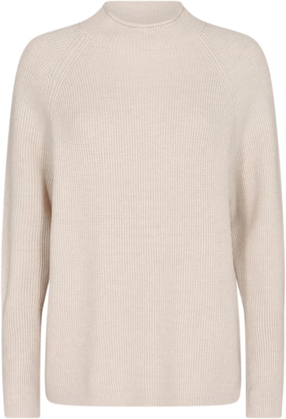 Se soyaconcept Sckanita 4 Kvinde 91620 Cream Melange Sweaters Str XL - Polyester hos Magasin ved Magasin