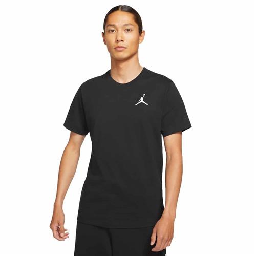 Nike Jordan Jumpman Tshirt Mand Black/white Kortærmede T-shirts Str S - Bomuld hos Magasin