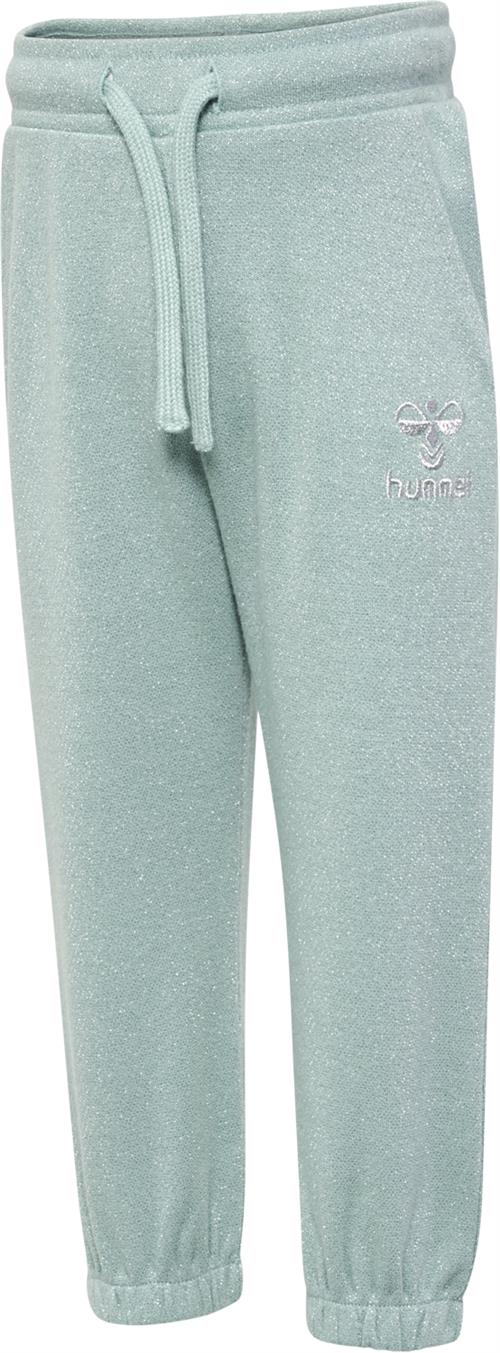 Hummel Hmllissa Pants Str 3 år / 98 cm - Blue Surf Bukser hos Magasin