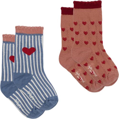 Konges Sløjd 2 Pack Jaquard Socks Str 25-28 - M00004 Strømper Bomuld hos Magasin