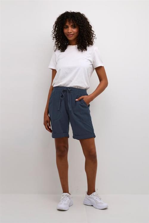 Kaffe Kanaya Shorts Kvinde Midnight Marine Casual Shorts Regular Fit Str 44 - hos Magasin