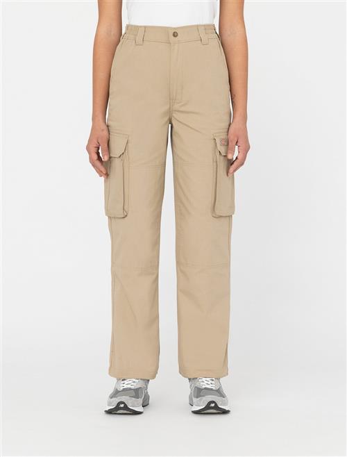 Se Dickies Comba Elasticated Cargo Khaki Kvinde Khaki Cargo Bukser Str 25 - hos Magasin ved Magasin