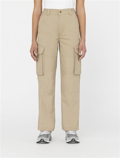 Dickies Comba Elasticated Cargo Khaki Kvinde Khaki Cargo Bukser Str 31 - hos Magasin