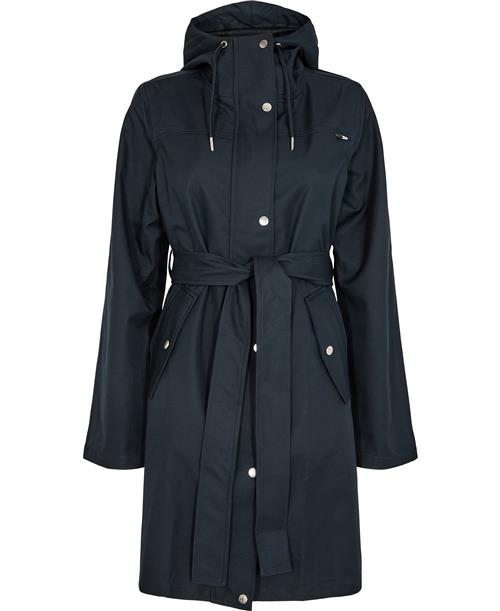 Danefæ Rainlover Raincoat Kvinde Dk Navy Regnjakker Str L - hos Magasin