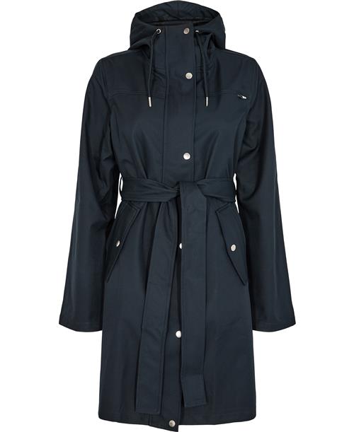 Danefæ Rainlover Raincoat Kvinde Dk Navy Regnjakker Str M - hos Magasin