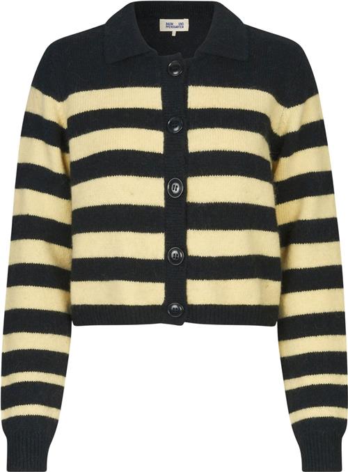 Se Baum und Pferdgarten Chevelle Kvinde Black Yellow Breton Cardigans Regular Fit Str L - hos Magasin ved Magasin