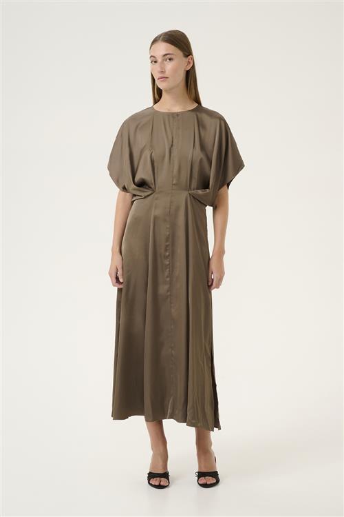 Karen by Simonsen Kbpeel Oline Dress Kvinde Walnut Maxi Kjoler Str 34 - hos Magasin