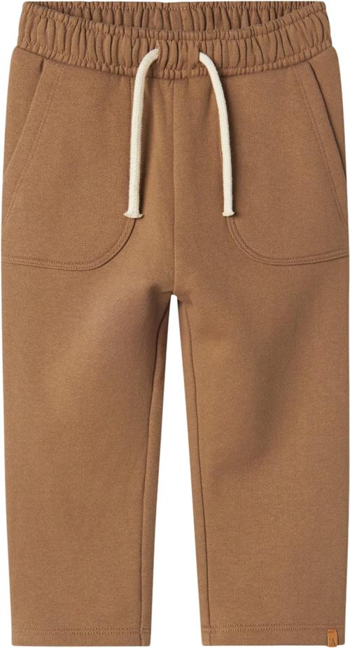 Lil' Atelier Nmmjobo Nreg Sweat Pant BRU LIL Str 122 - Sepia Tint Bukser Bomuld hos Magasin