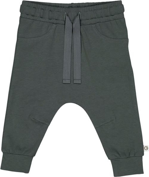 Müsli by Green Cotton Cozy me Dart Pants Baby Str 98 - Balance Green Bukser Bomuld hos Magasin