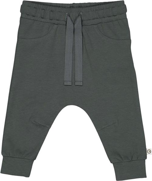 Müsli by Green Cotton Cozy me Dart Pants Baby Str 86 - Balance Green Bukser Bomuld hos Magasin