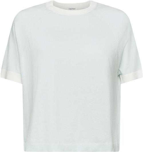 Esprit ss Raglan Sweat Kvinde Light Aqua Green 4 Kortærmede T-shirts Str L - hos Magasin