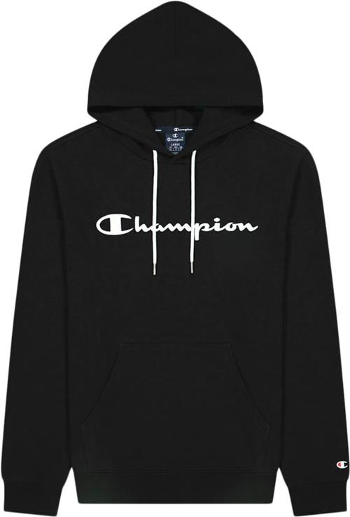 Champion Script Logo Cotton Terry Hættetrøje S - Hættetrøjer hos Magasin