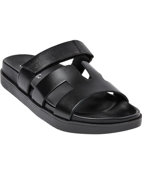 Shoe Biz Vino Vaqueta Kvinde Black Flade Sandaler Str 39 - hos Magasin